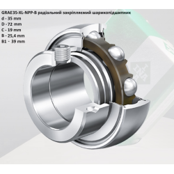 GRAE 35 NPPB підшипник INA-Германія 35х72х38,9 GRAE 35 NPPB підшипник INA-Германія 35х72х38,9