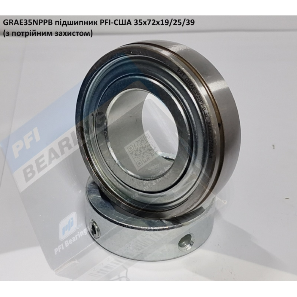 GRAE35NPPB підшипник PFI-США 35x72x19/25/39 (з потрійним захистом)