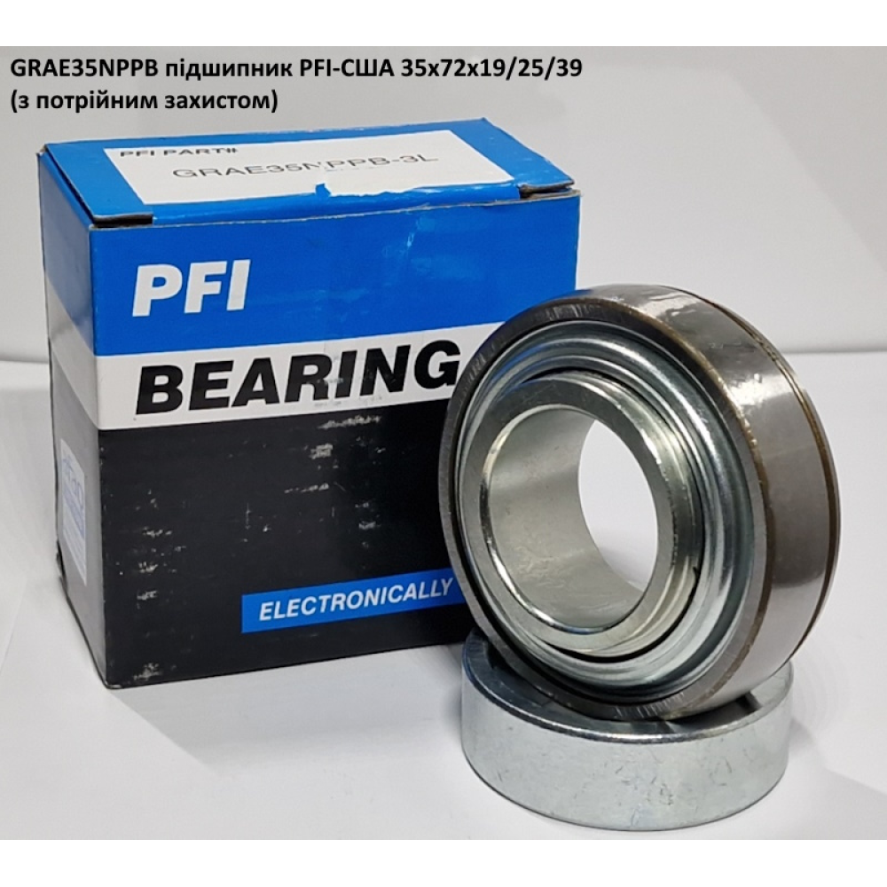 GRAE35NPPB підшипник PFI-США 35x72x19/25/39 (з потрійним захистом)
