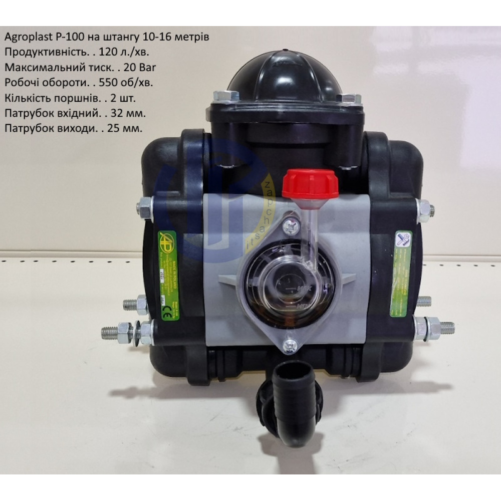  Насос Agroplast P-100 120 л/хв штанга 10-16м