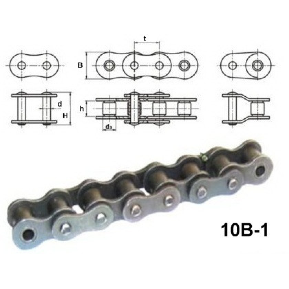Ланцюг Prosem FE-605113 аналог 10B-1 L=1143