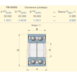 Підшипник Lemken 3198760 аналог PN60005