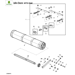 Елеватор зерновий на John Deere 9540 WTS, 9560 WTS, 9580 WTS, AZ63336 