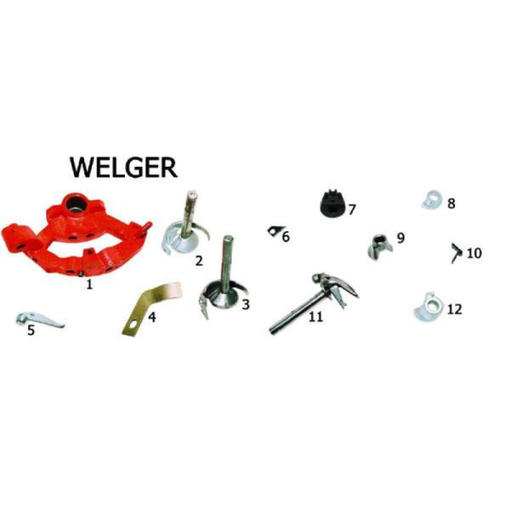 Затискач тримача шпагата Welger, 0364.18 / 0364.29