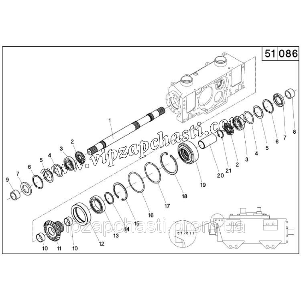 Редуктор б/к Geringhoff Rota Disc 501500