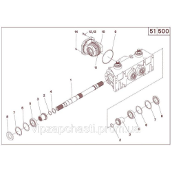 Шестерня редуктора Z-16 Geringhoff Mais Star Horizont, 502307