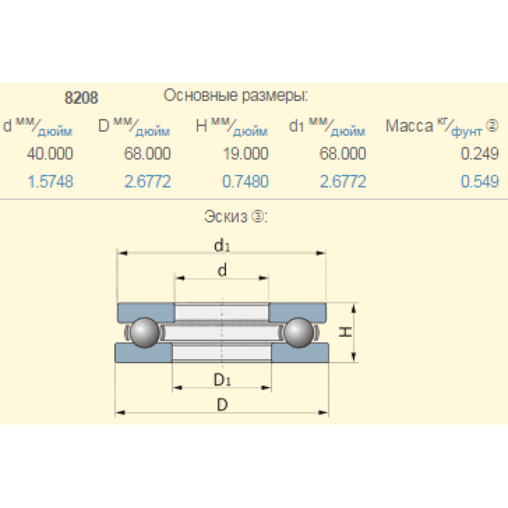 8208 підшипник МТЗ 51208
