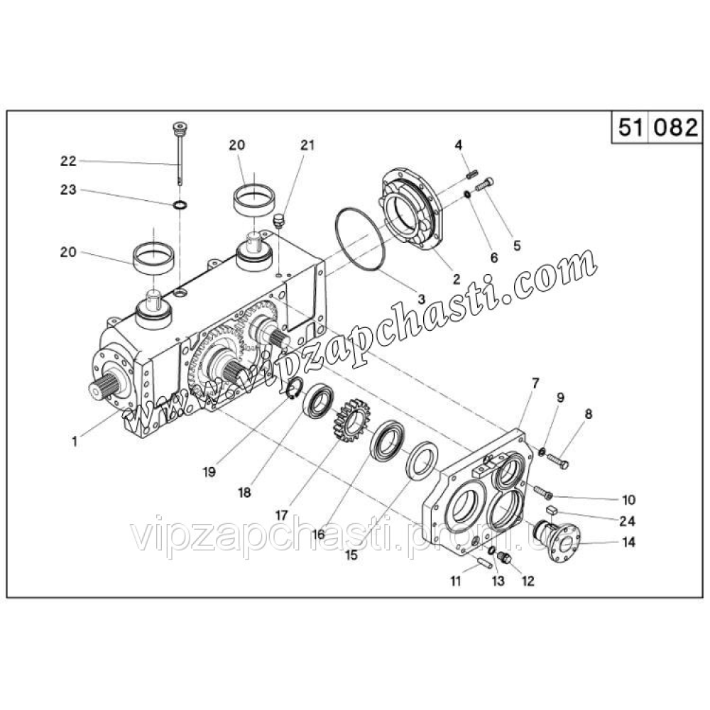 Кришка редуктора передня Geringhoff Rota Disc 501506