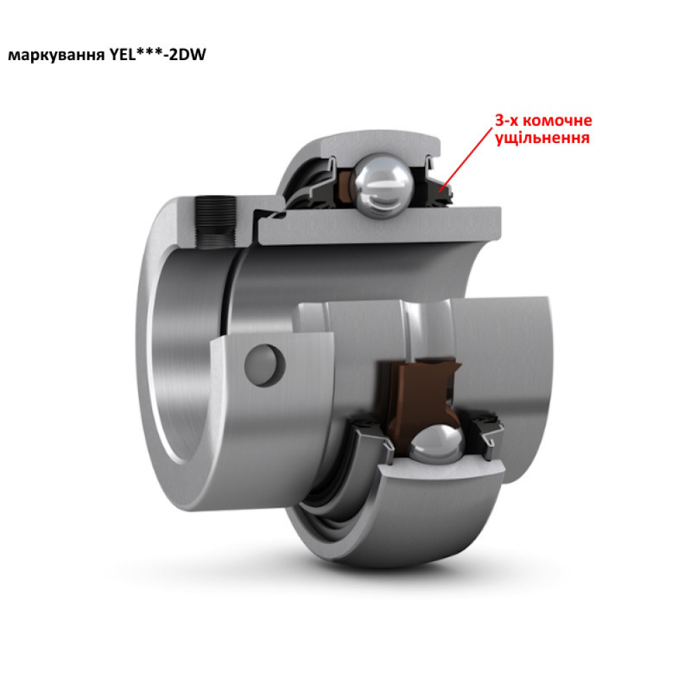 71309128 підшипник аналог YELAG207-106 SKF