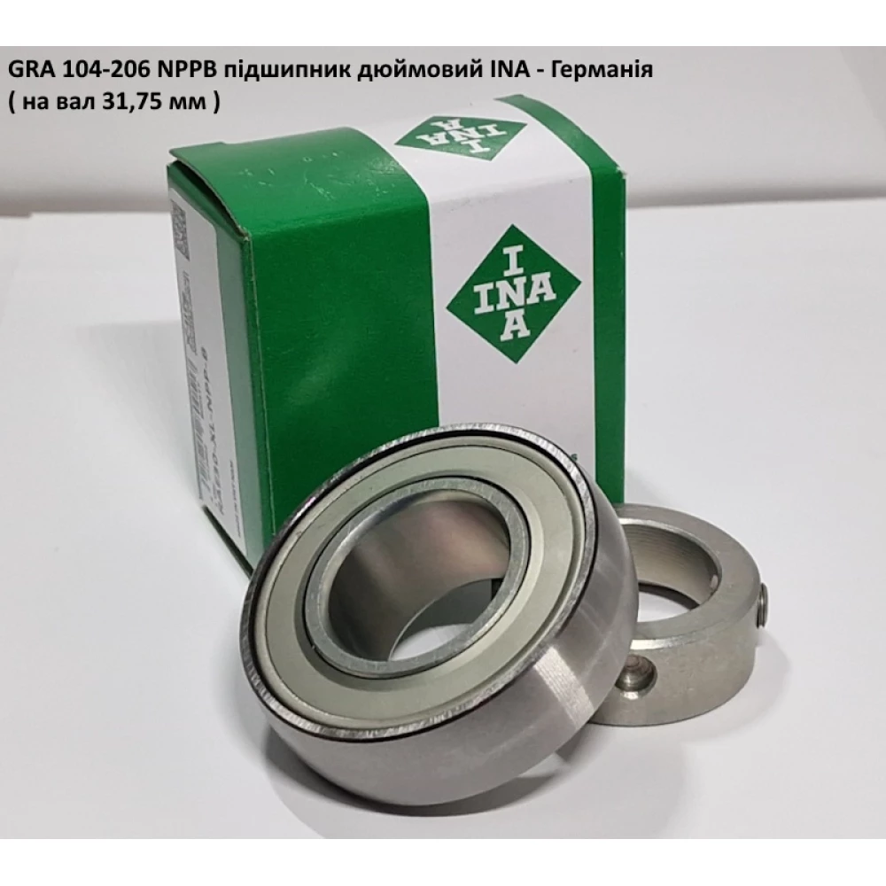 GRA 104-206 NPPB підшипник дюймовий INA - Германія ( на вал 31,75 мм )