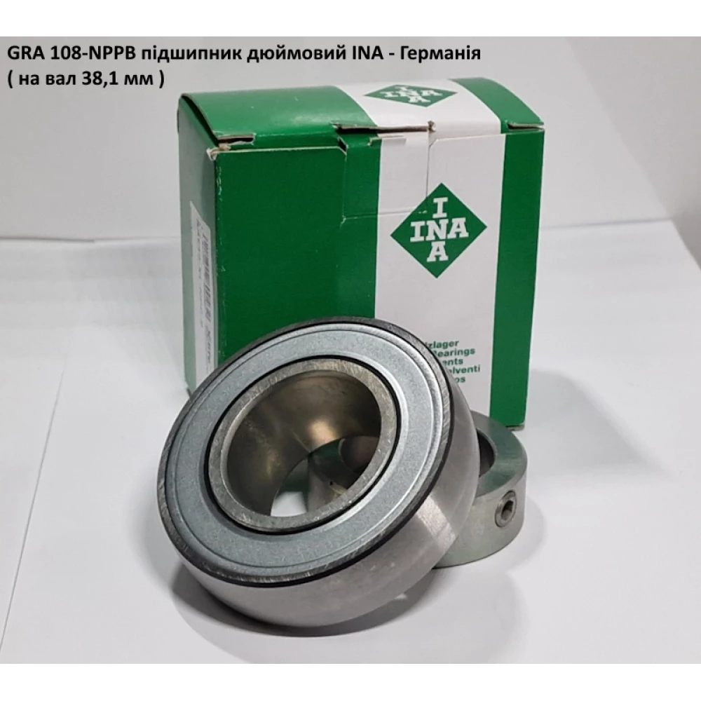 GRA 108-NPPB підшипник дюймовий INA - Германія ( на вал 38,1 мм )