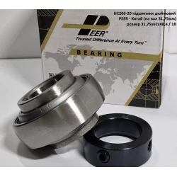 HC206-20 підшипник дюймовий PEER - Китай (на вал 31,75мм)