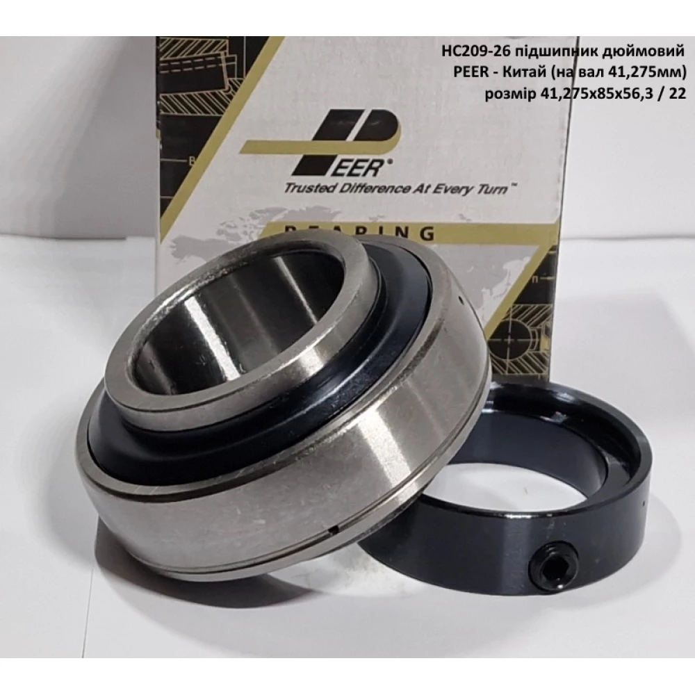 HC209-26 підшипник дюймовий PEER - Китай (на вал 41,275мм)