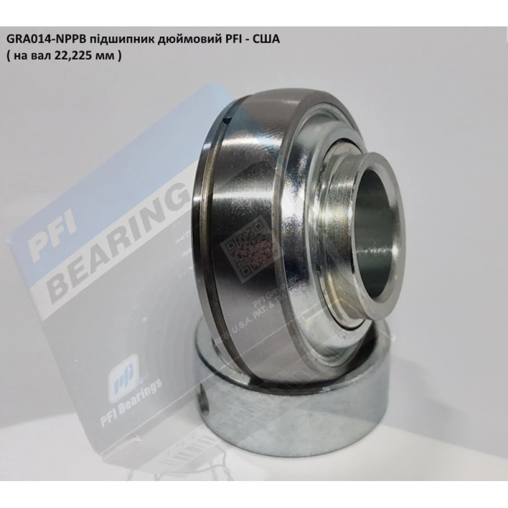 GRA014-NPPB підшипник дюймовий PFI - США ( на вал 22,225 мм )