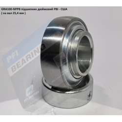 GRA100-NPPB підшипник дюймовий PBI - США ( на вал 25,4 мм )