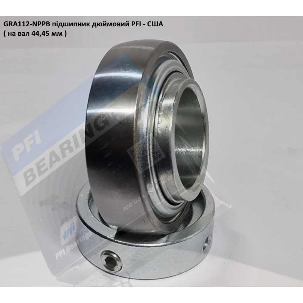 GRA112-NPPB підшипник дюймовий PFI - США ( на вал 44,45 мм )