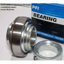 G 1102-KRRB 3L підшипник дюймовий PFI (США потрійний захист - на вал 28,575мм)