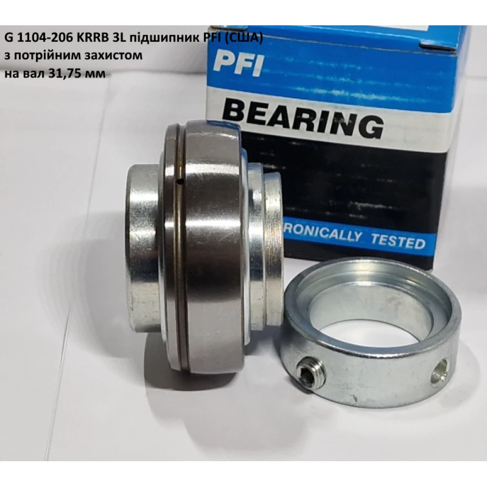 G 1104-206 KRRB 3L підшипник дюймовий PFI (США потрійний захист - на вал 31,75мм)