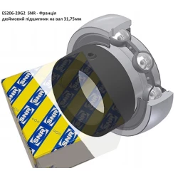 ES206-20G2 підшипник дюймовий SNR - Франція ( на вал 31,75 мм ) ES206-20G2 підшипник дюймовий SNR - Франція ( на вал 31,75 мм )