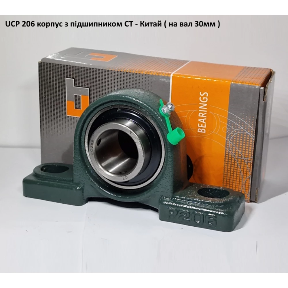 UCP 206 корпус з підшипником CT - Китай ( на вал 30мм )