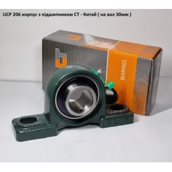 UCP 206 корпус з підшипником CT - Китай ( на вал 30мм )