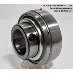 UC204 підшипник PFI - США 20х47х17/31 (з потрійним захистом)