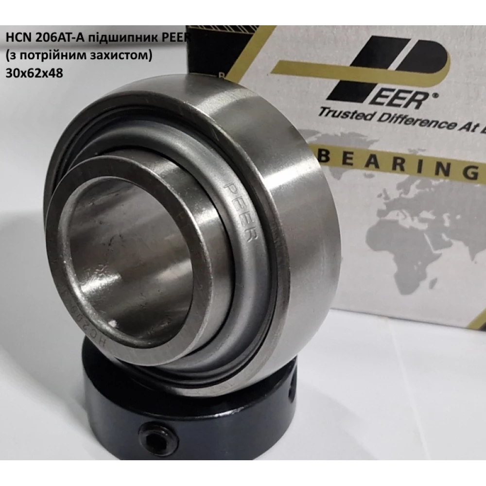 HCN 206AT-A підшипник PEER 30х62х48 (з потрійним захистом)