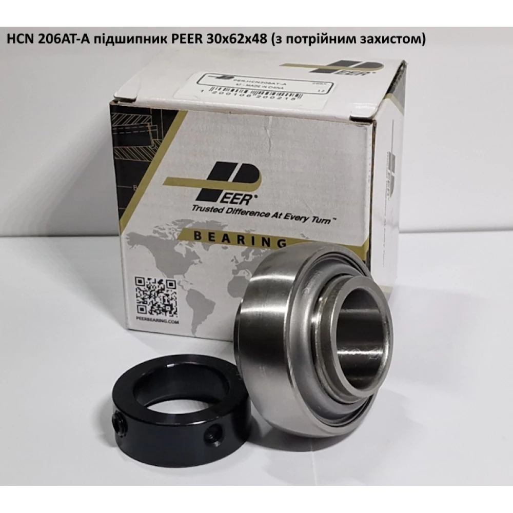 HCN 206AT-A підшипник PEER 30х62х48 (з потрійним захистом)
