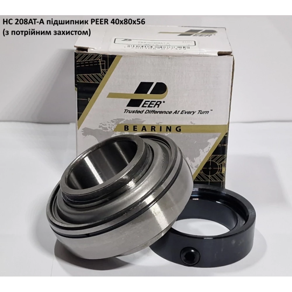 HCN 208AT-A підшипник PEER 40х80х56 (з потрійним захистом)