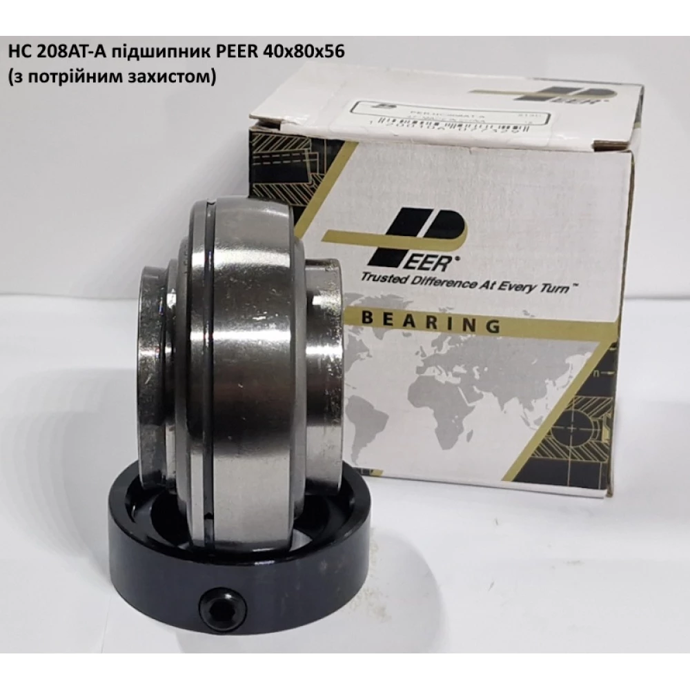 HCN 208AT-A підшипник PEER 40х80х56 (з потрійним захистом)