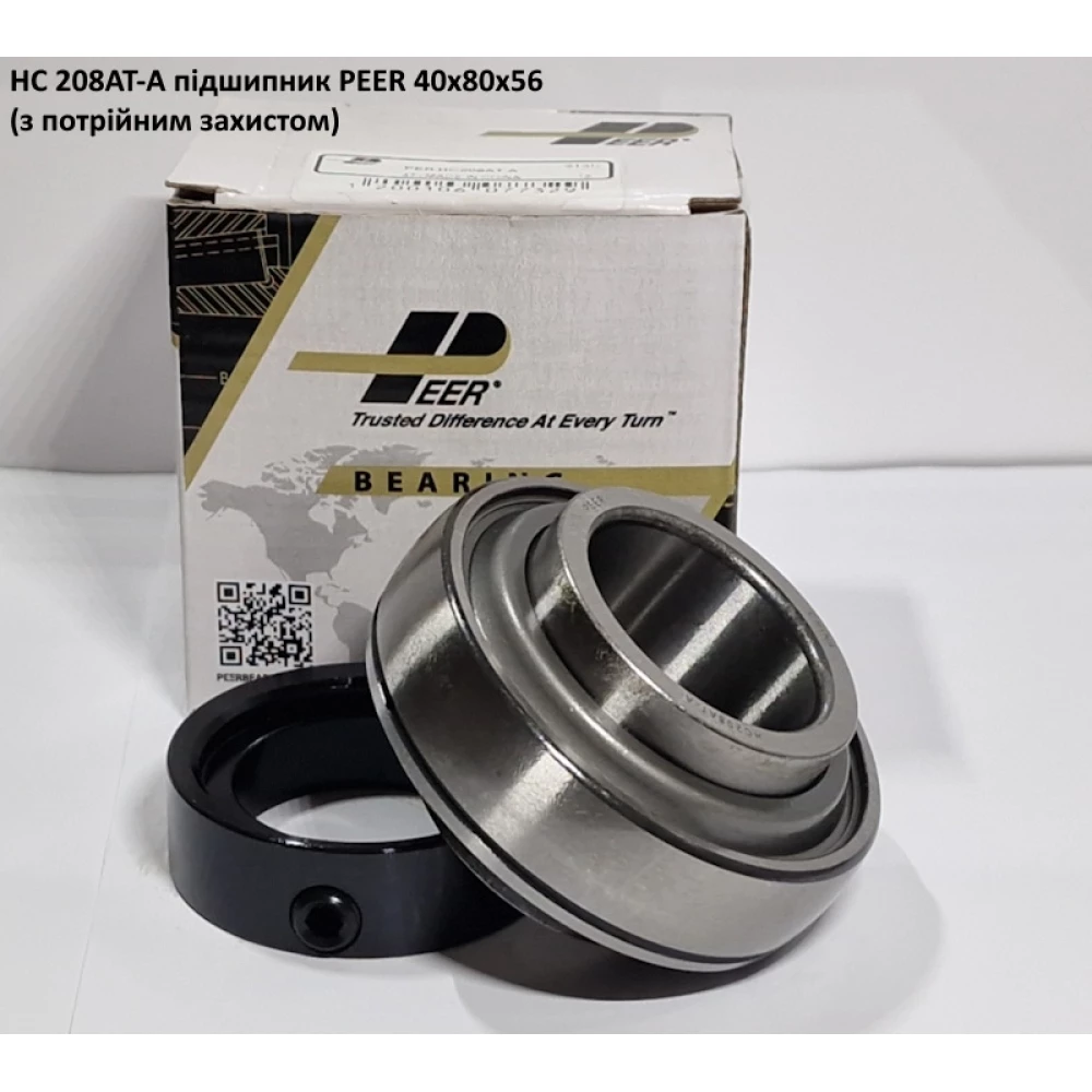 HCN 208AT-A підшипник PEER 40х80х56 (з потрійним захистом)