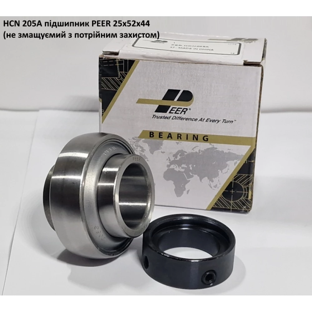 HCN 205A підшипник PEER 25х52х44 (не змащуємий з потрійним захистом)
