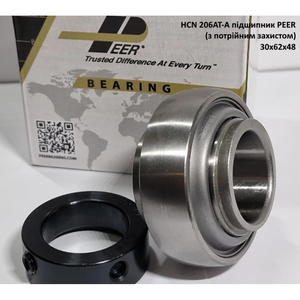 HCN 206AT-A підшипник PEER 30х62х48 (з потрійним захистом)