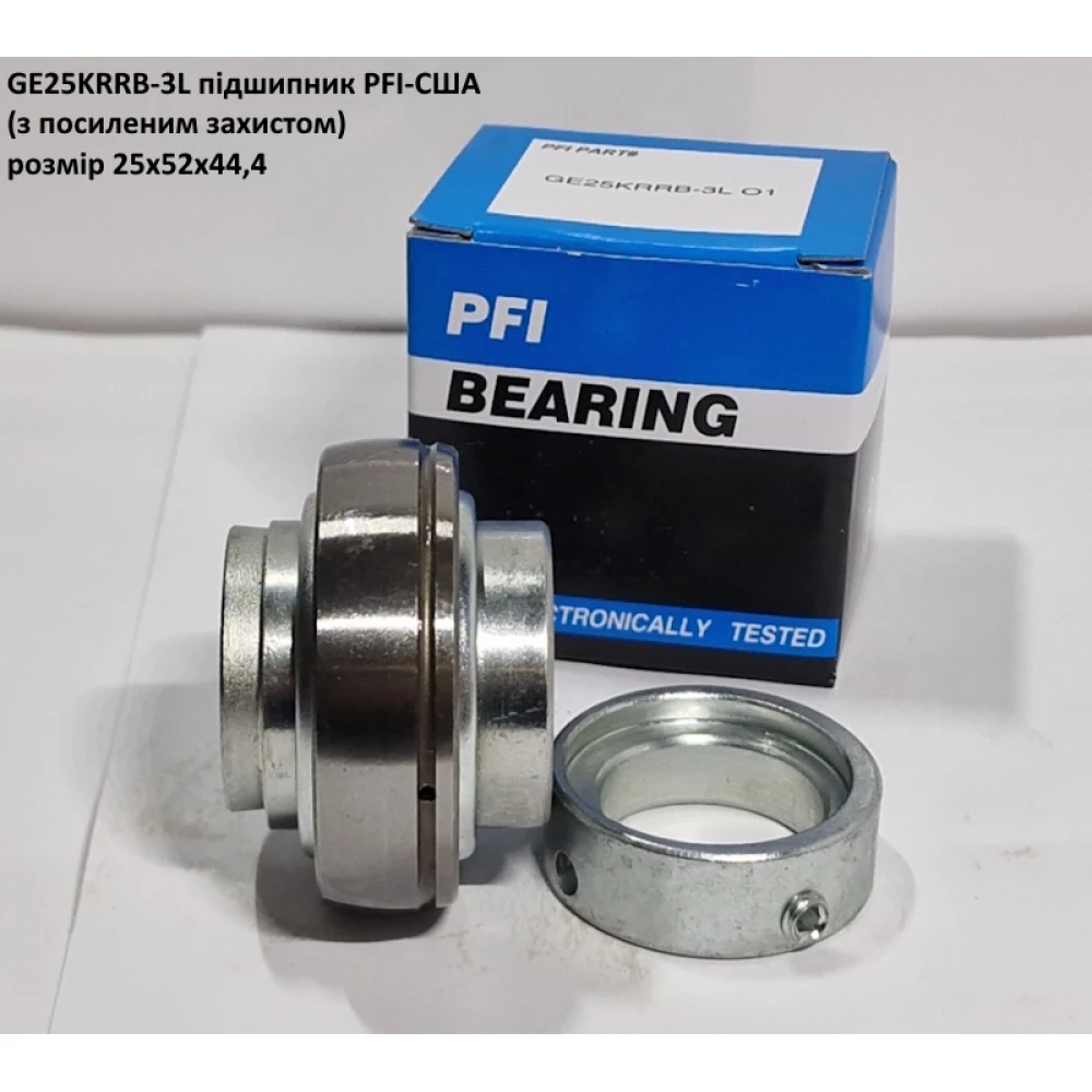 GE25KRRB-3L підшипник PFI-США 25х52х44,4 (з посиленим захистом)