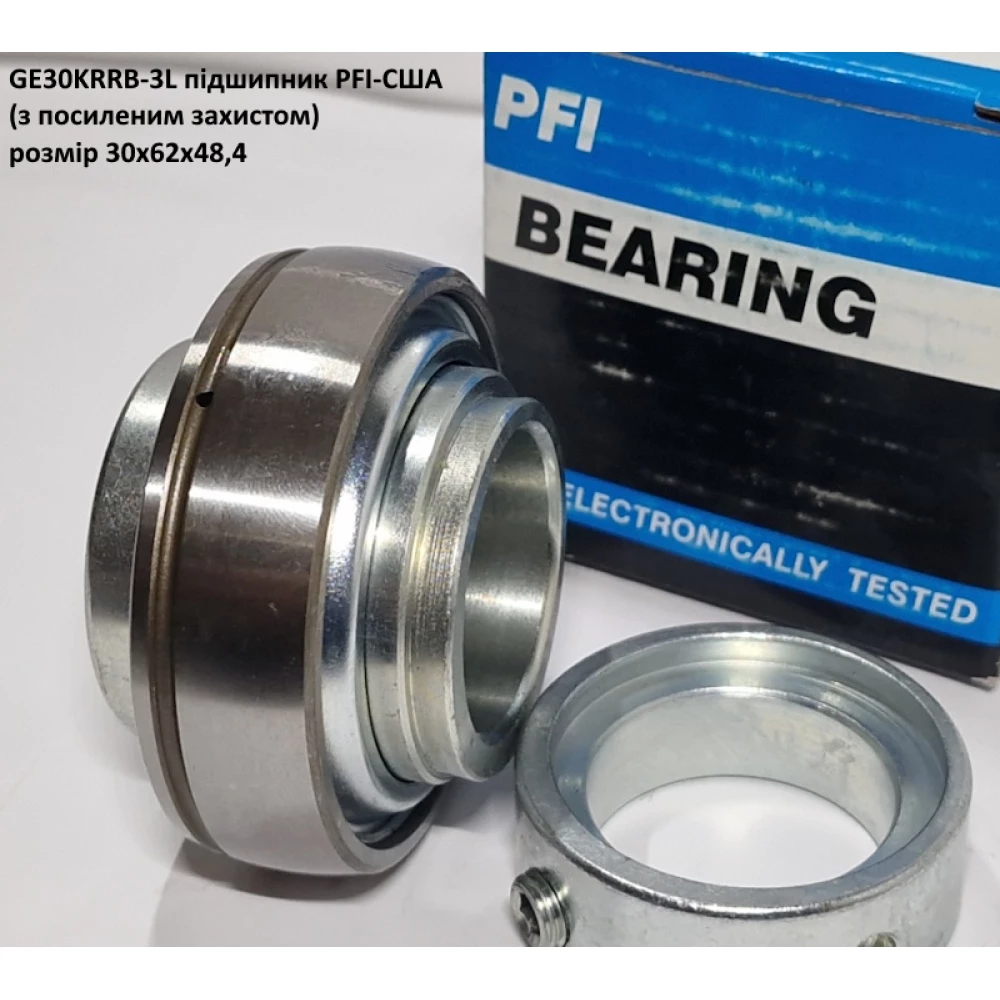 GE30KRRB-3L підшипник PFI-США 30х62х48,4 (з посиленим захистом)