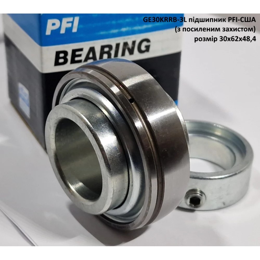 GE30KRRB-3L підшипник PFI-США 30х62х48,4 (з посиленим захистом)