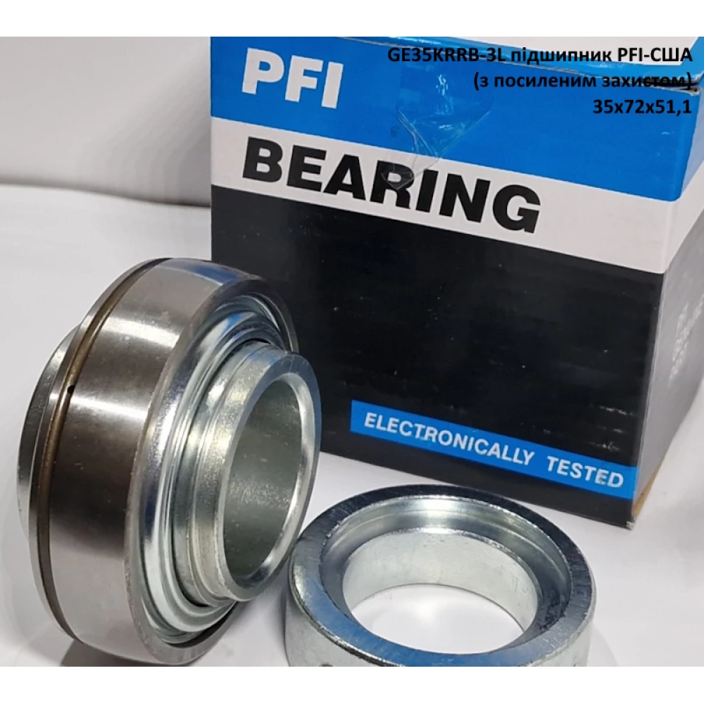 GE35KRRB-3L підшипник PFI-США 35х72х51,1 (з посиленим захистом)