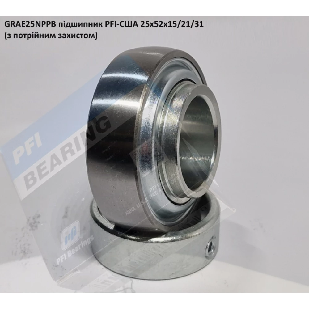 GRAE25NPPB підшипник PFI-США 25х52х21,4 (з потрійним захистом)