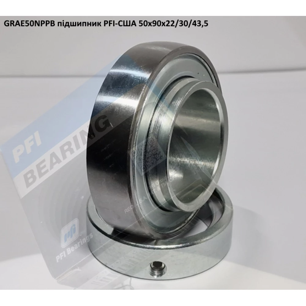 GRAE50NPPB підшипник PFI-США 50х90х22/30/43,5