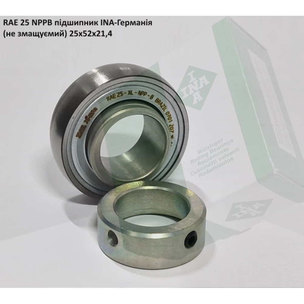 RAE 25 NPPB підшипник INA-Германія (не змащуємий) 25х52х21,4