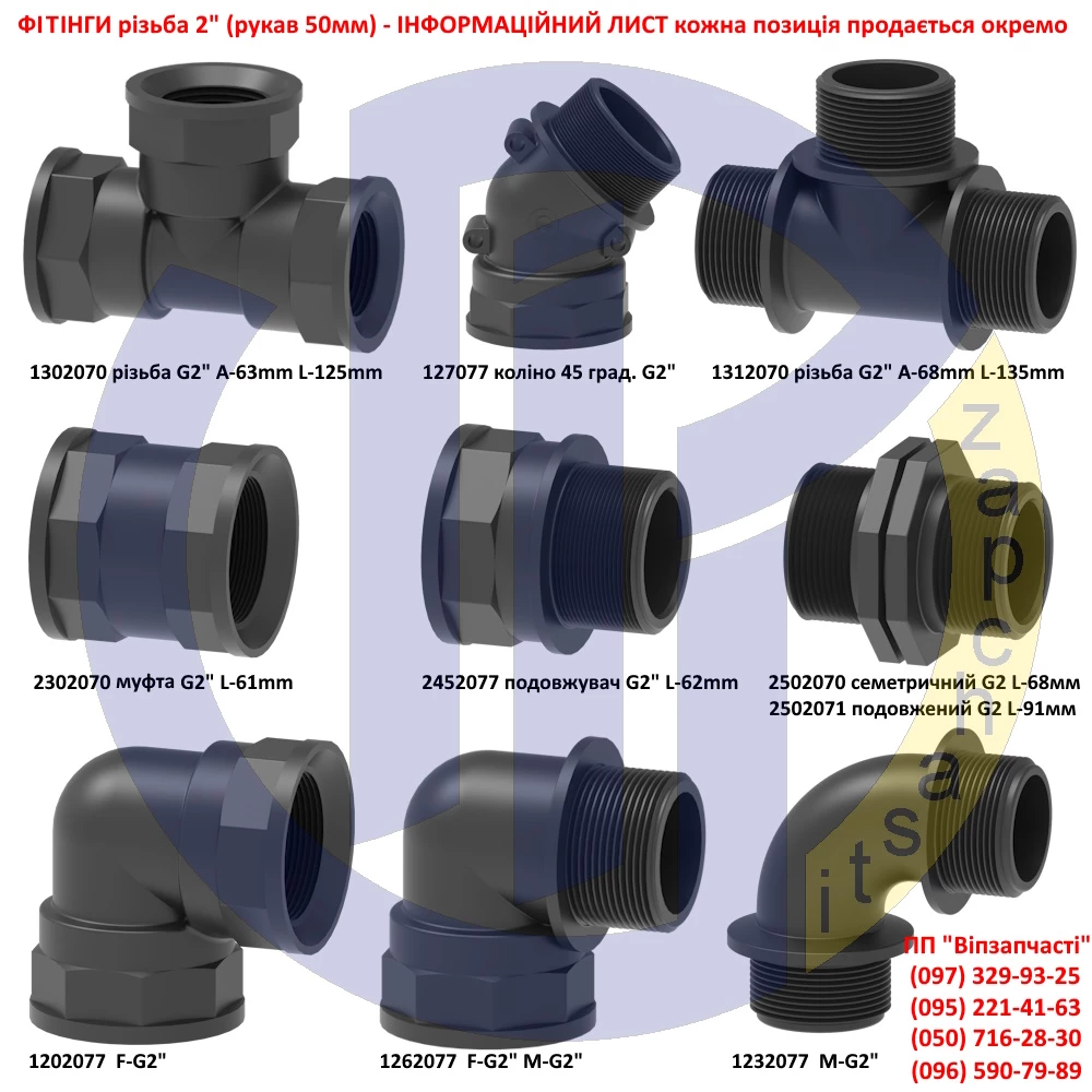 Фітинги на бочку КАС