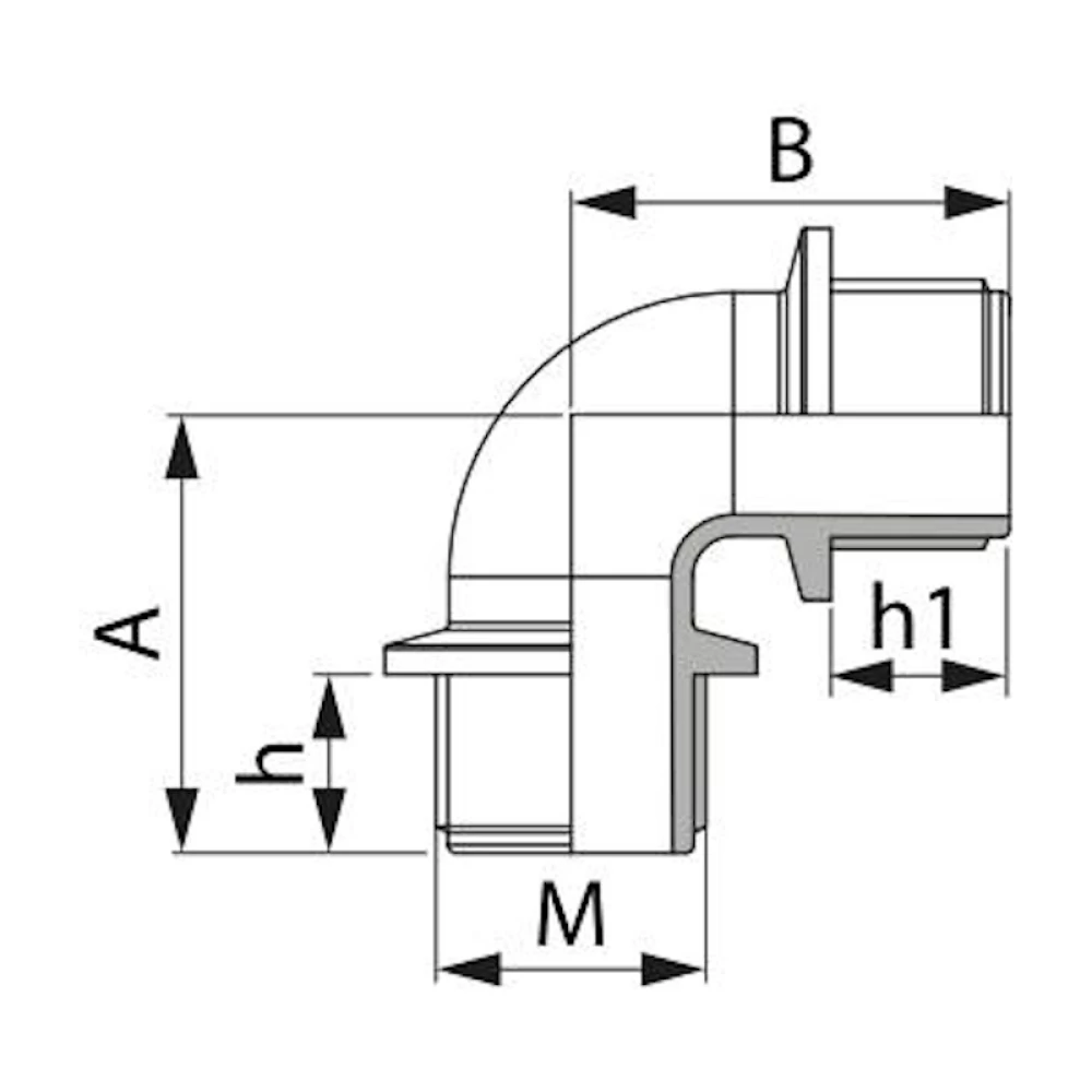  Коліно різьба зовнішня ARAG