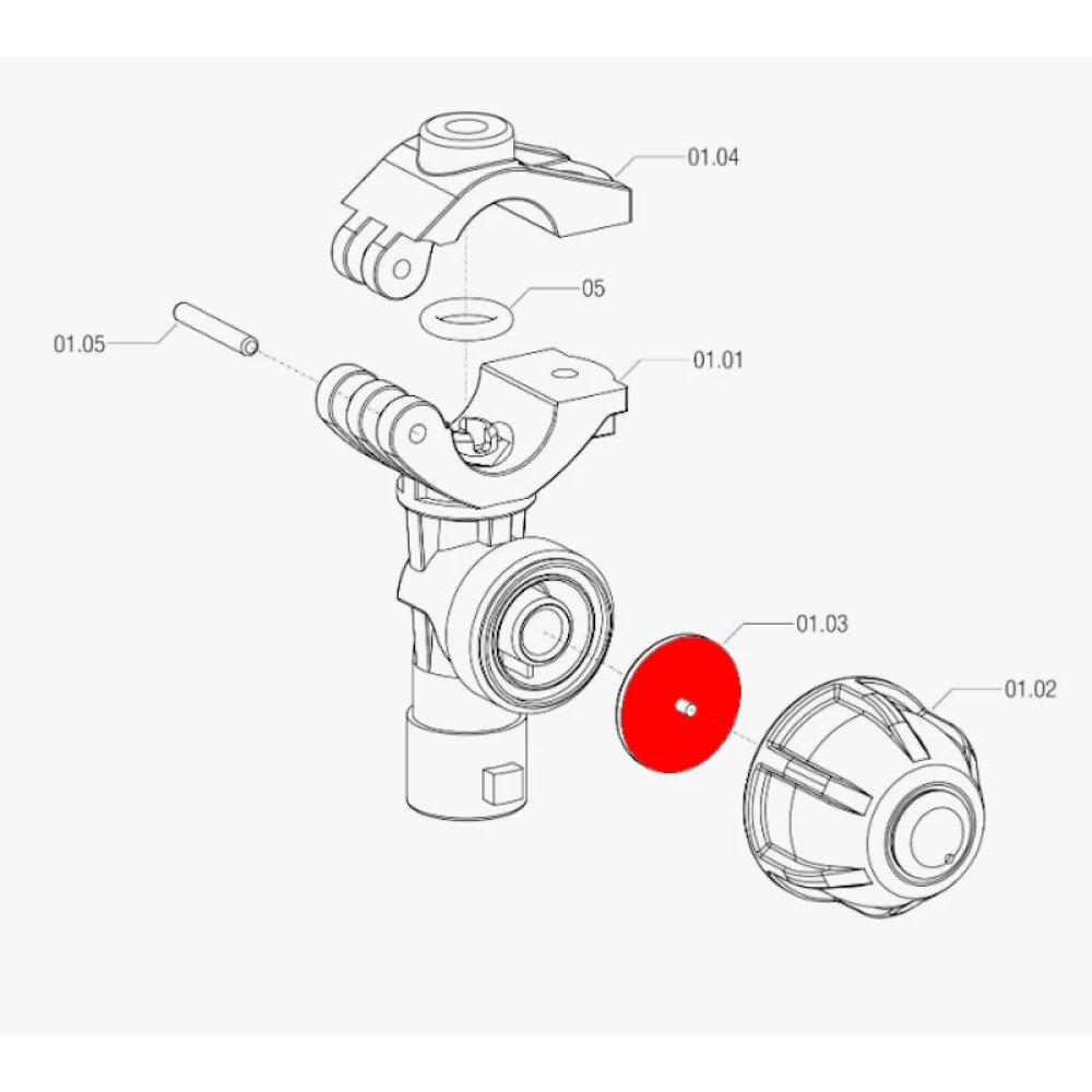 Мембрана відсікача форсунки ARAG 005860.036