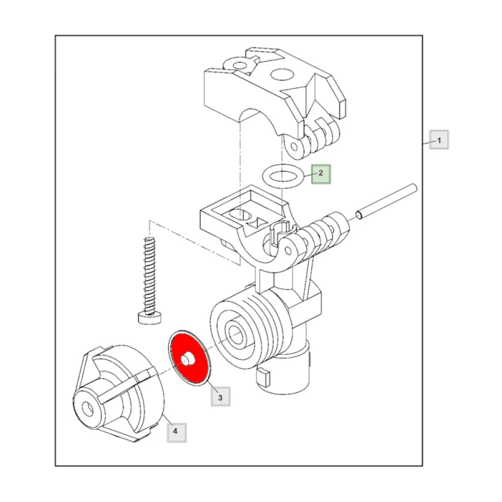 Мембрана відсікача форсунки TeeJet CP21953-EPR