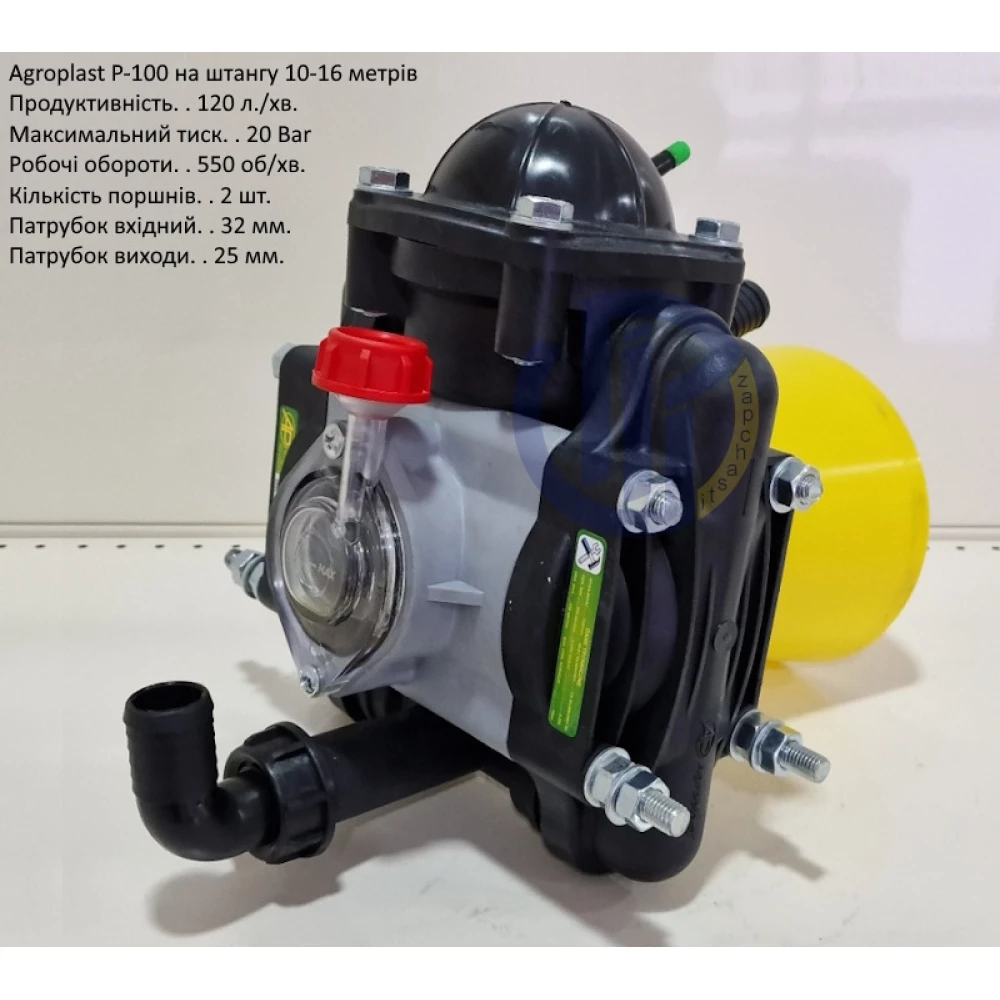  Насос Agroplast P-100 120 л/хв штанга 10-16м