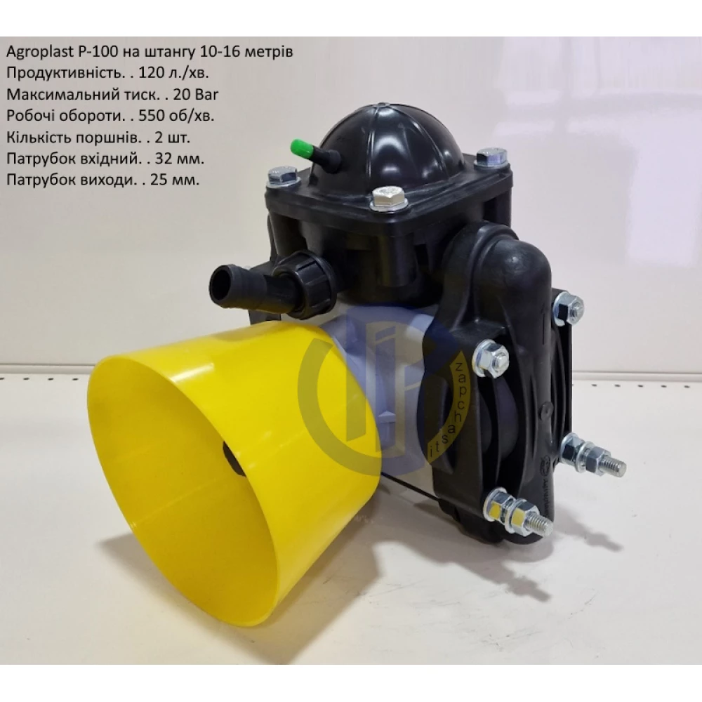  Запчастини на насос Agroplast P-100
