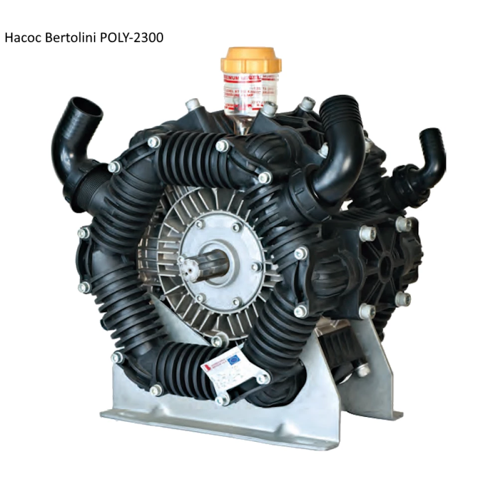  Насос на обприскувач з штангою 36м POLY-2300 Bertolini 300л/хв