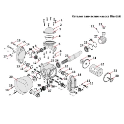  Запчастини на насос Biardzki P120