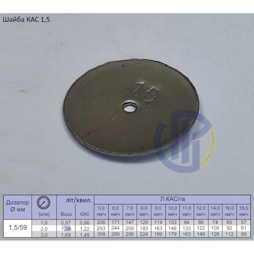 Шайба КАС 1,5
