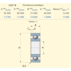 Підшипник редуктора жатки Capello Quasar, 04.5039.00